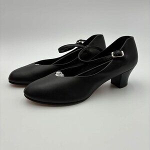 Capezio Mary Jane Character Heels Black Women’s 6.5